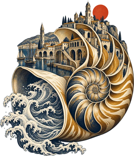 Nautilus Seaside City T-Shirt201:1116 202:1120