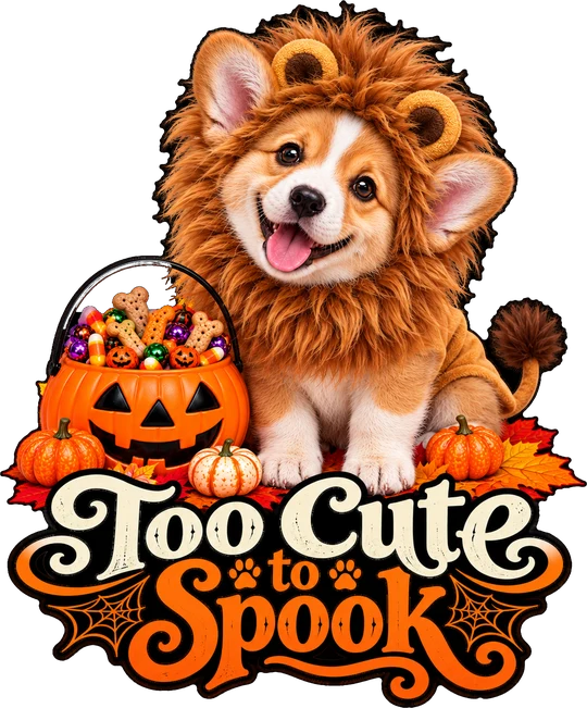 Too Cute to Spook Corgi Lion T-Shirt241:1371 242:1375
