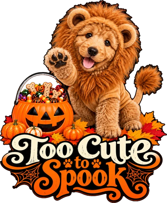 Too Cute to Spook Goldendoodle Lion T-Shirt263:1525 264:1529