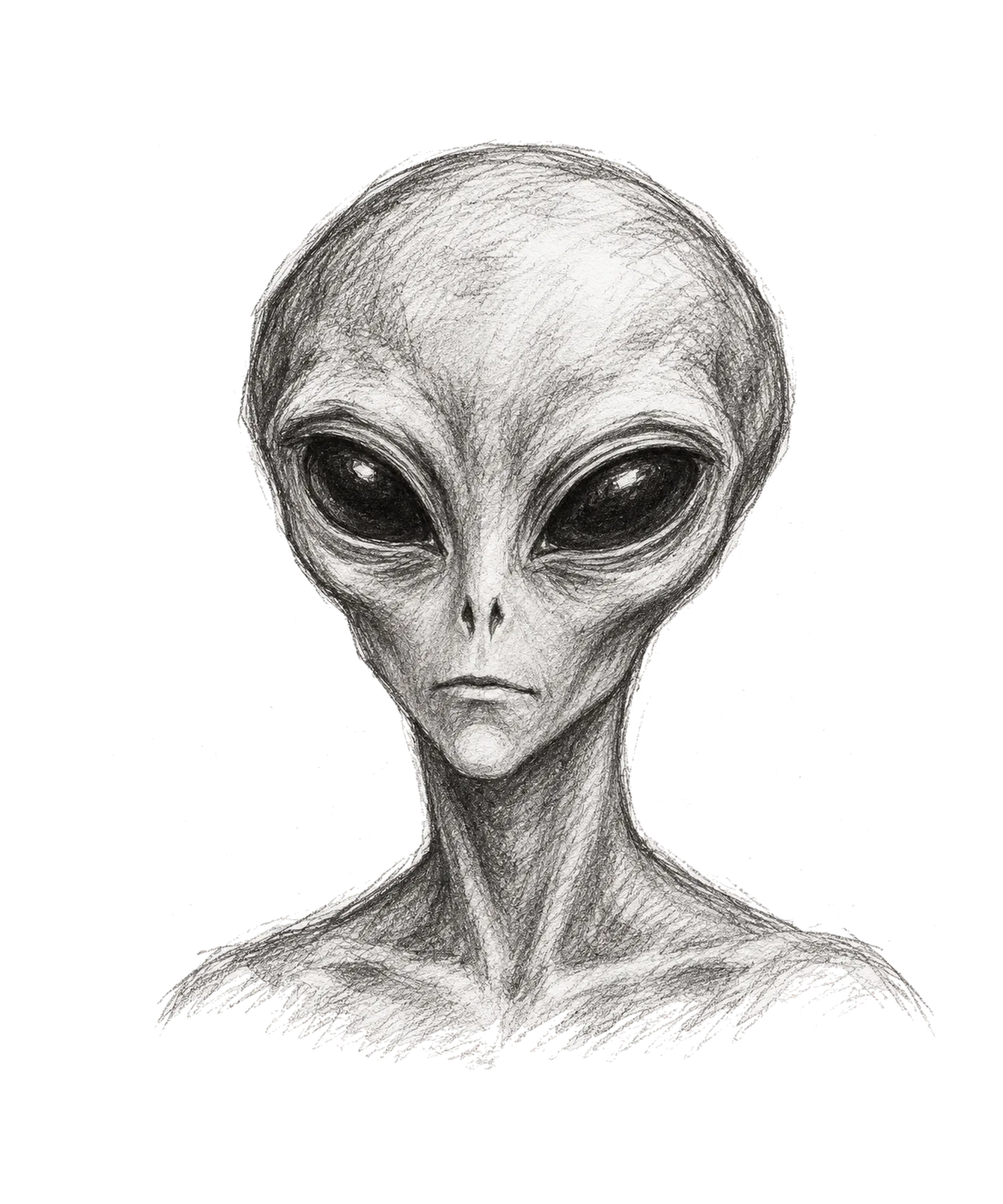 Alien Pencil Portrait T-Shirt313:1830 314:1834