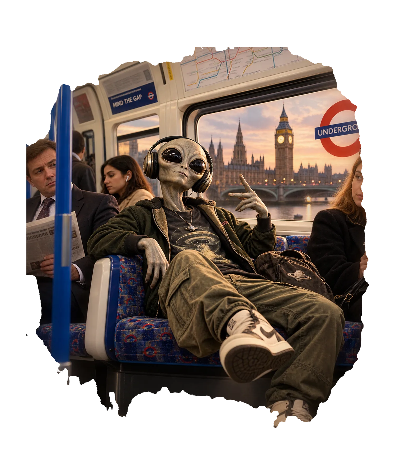 Alien Tube Commuter Photo Edition T-Shirt319:1857 320:1861