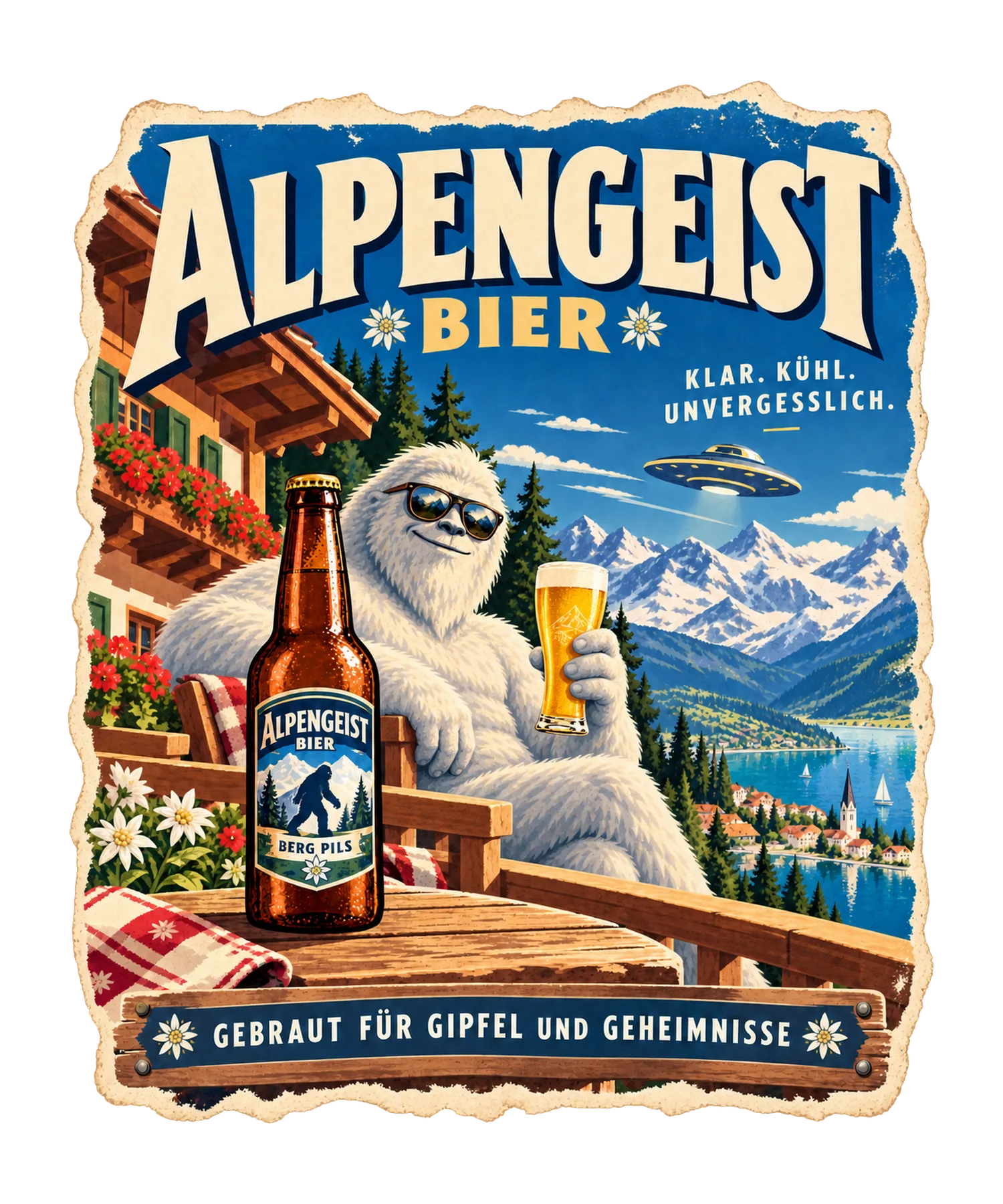 Alpengeist Bier Yeti T-Shirt321:1866 322:1870