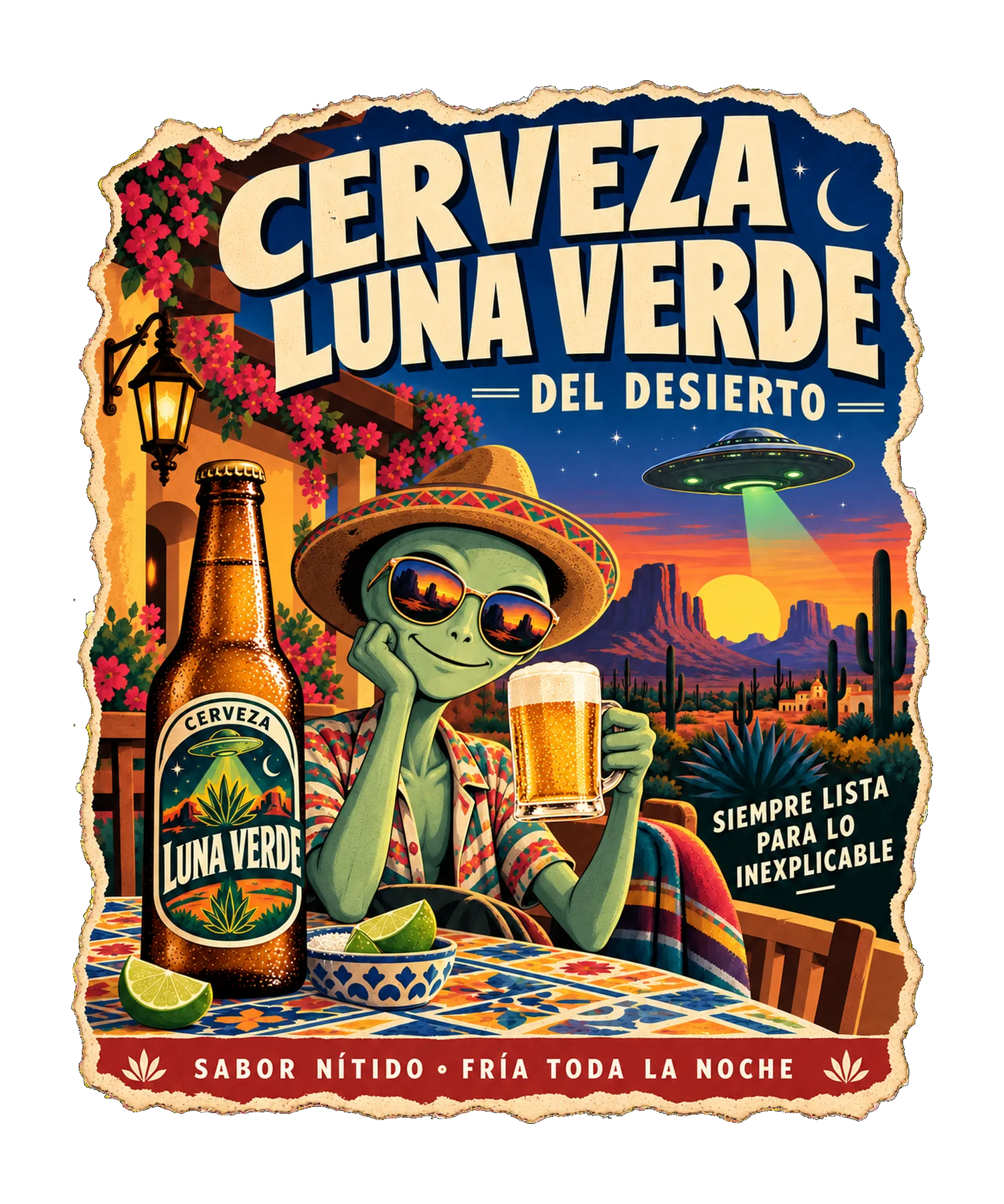Cerveza Luna Verde Alien T-Shirt341:1956 342:1960