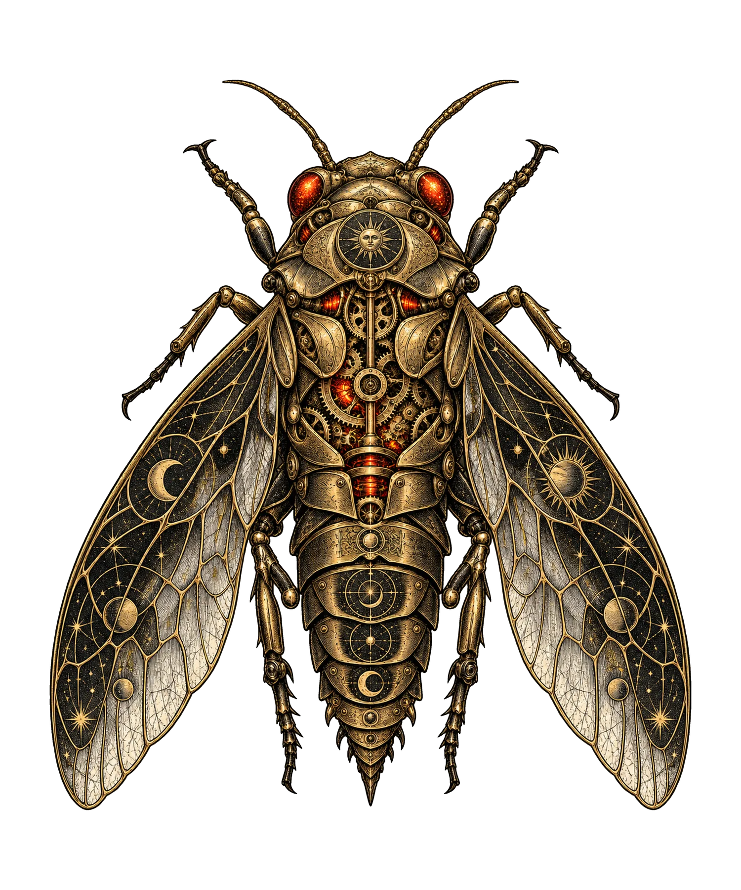 Clockwork Cicada T-Shirt343:1965 344:1969