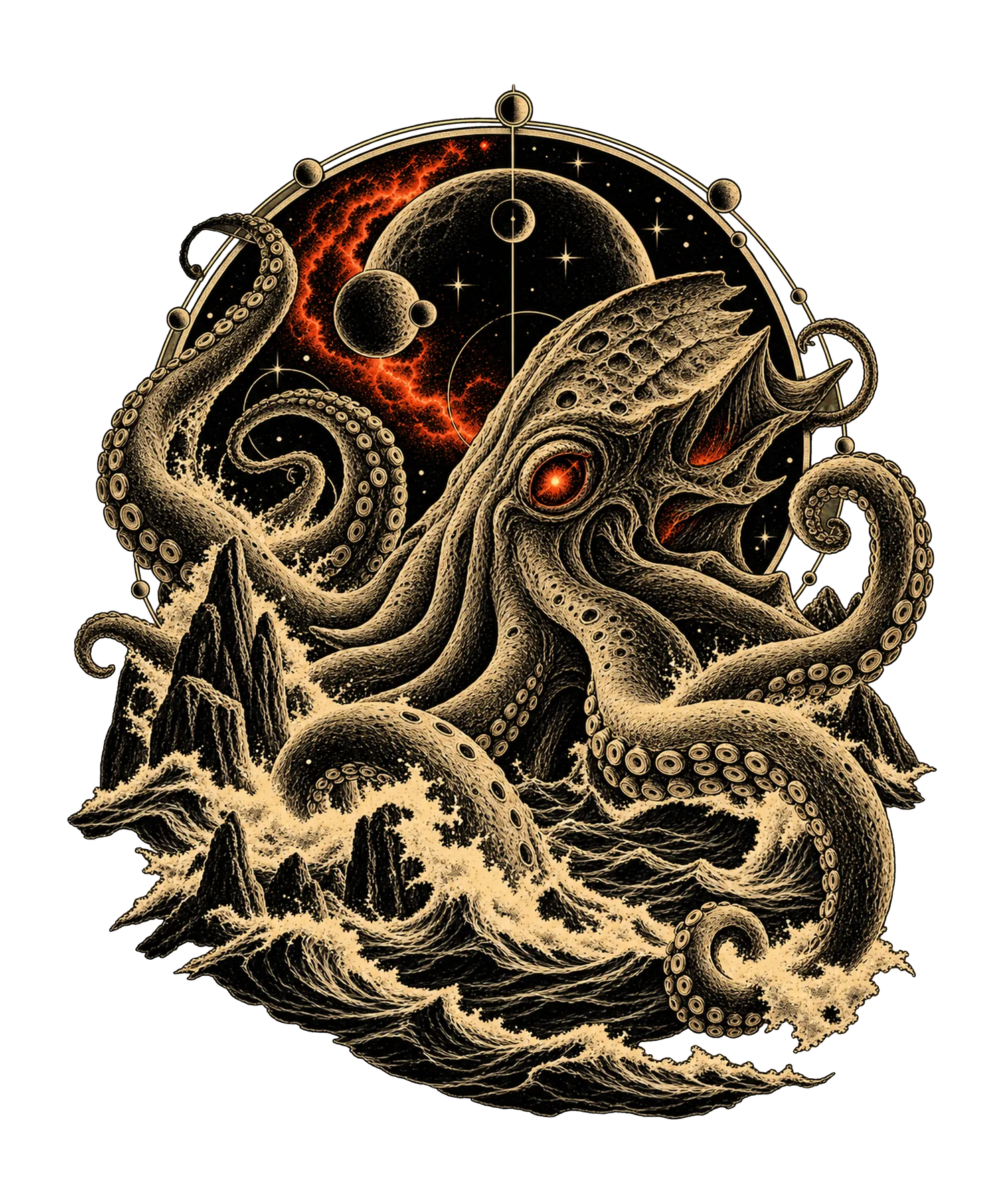 Cosmic Kraken T-Shirt345:1974 346:1978