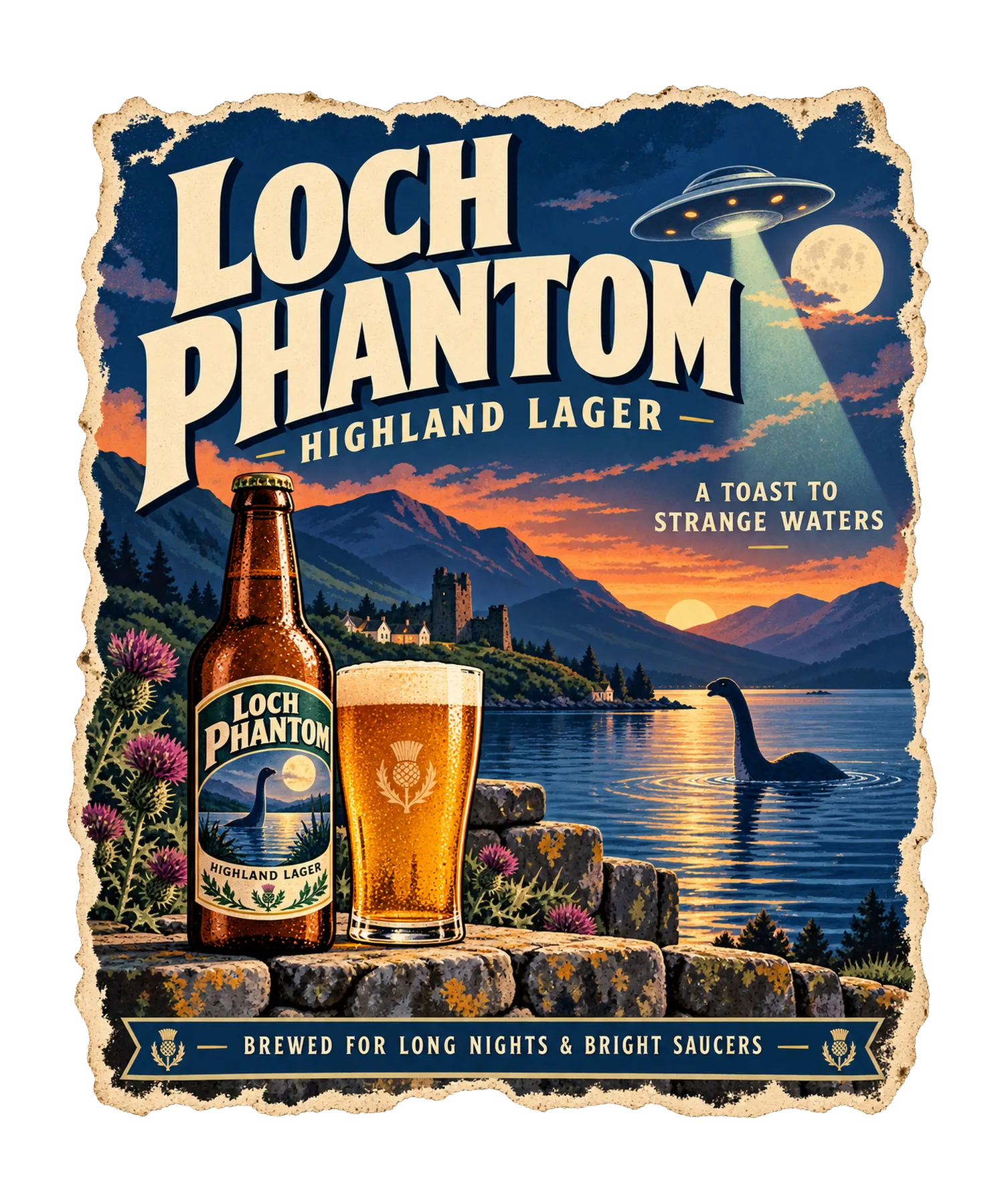 Loch Phantom Highland Lager T-Shirt367:2073 368:2077