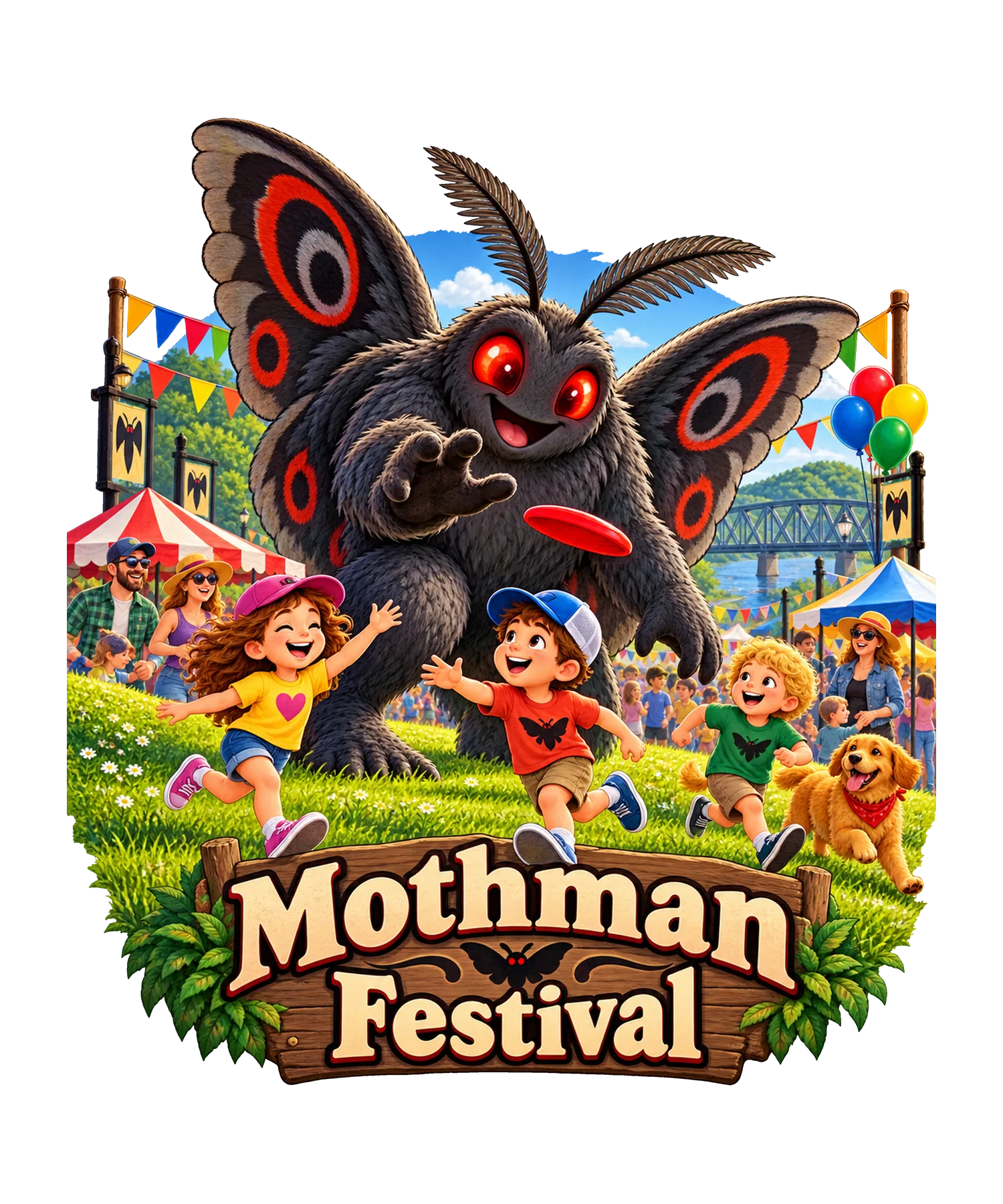Mothman Festival T-Shirt379:2127 380:2131