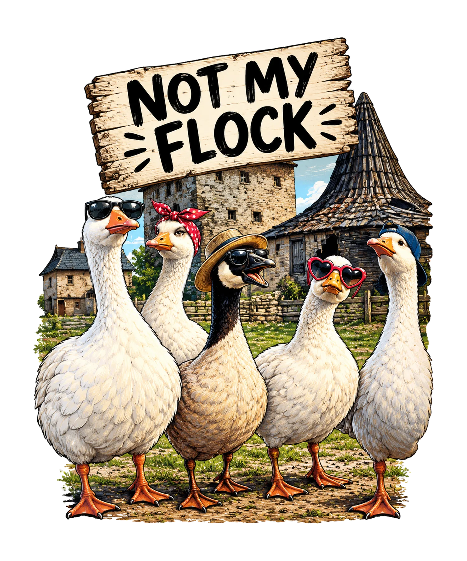 Not My Flock T-Shirt381:2136 382:2140