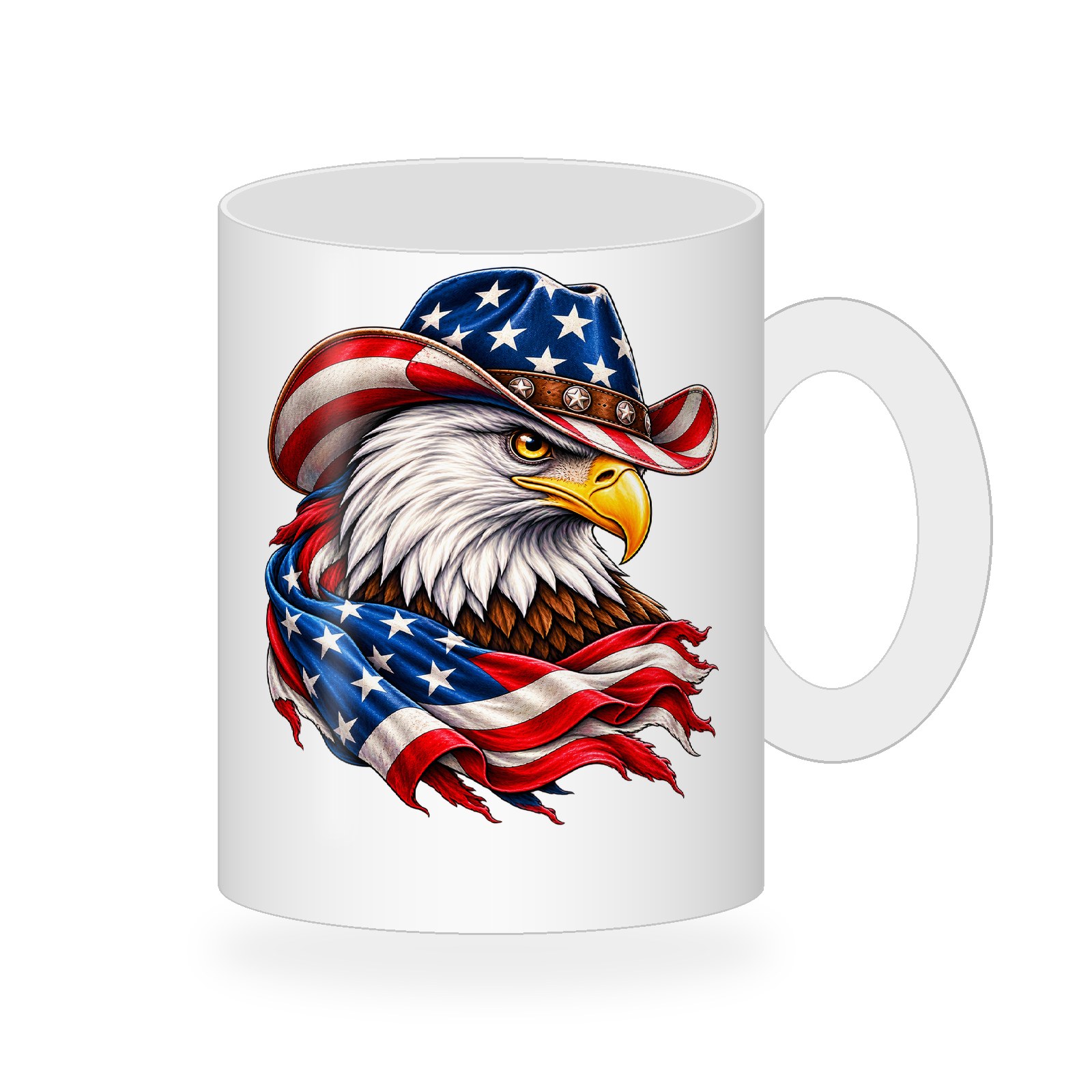 Eagle American Flag Hat Coffee Mug462:2475