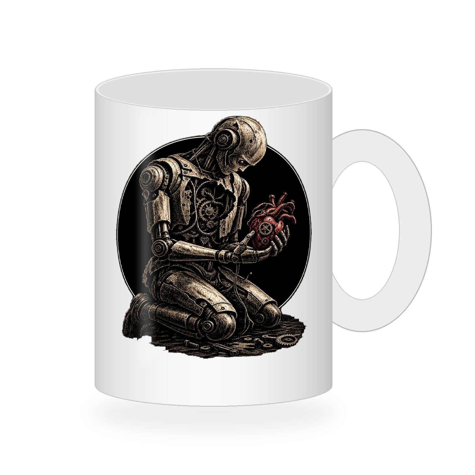 Robot Mechanical Heart Coffee Mug472:2485