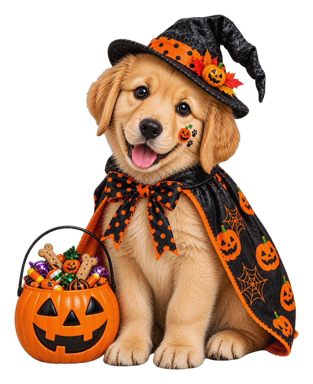 Golden Retriever Puppy Witch T-Shirt85:379 86:383