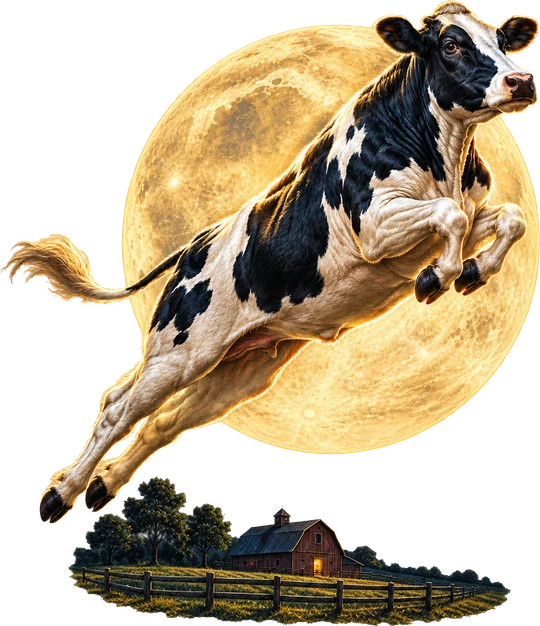 Cow Jumped Over the Moon T-Shirt93:415 94:419