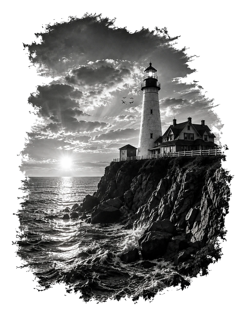 Lighthouse Cliffside T-Shirt95:424 96:428