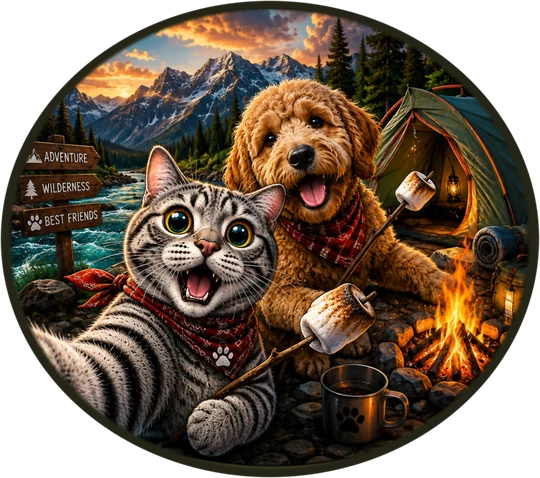 Best Buds Camping T-Shirt123:630 124:634
